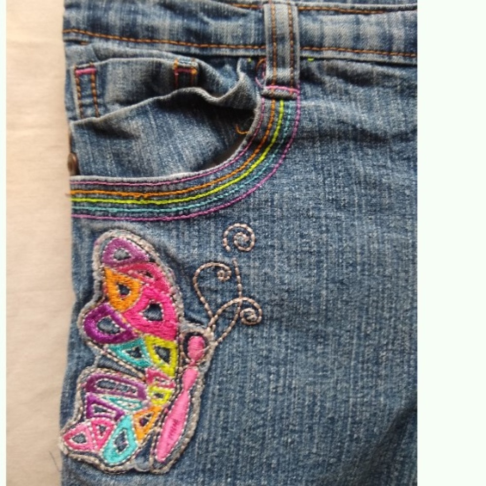 Circo Butterfly Medium Wash Jeans 6X